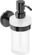 Mexen Gravo szappanadagoló, fekete króm - 70A93058-73