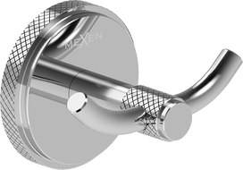 Mexen Gravo kettős törölközőakasztó, króm - 70A93012-00