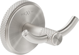 Mexen Gravo cârlig dublu pentru prosop, nichel periat - 70A93012-97