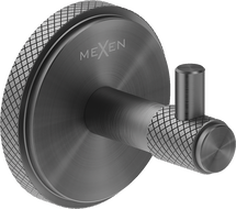 Mexen Gravo törölközőkampó, szálcsiszolt gun szürke - 70A93011-66