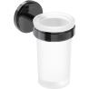 Mexen Gravo fogkefe tartó, fekete króm - 70A93051-73