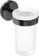 Mexen Gravo fogkefe tartó, fekete króm - 70A93051-73