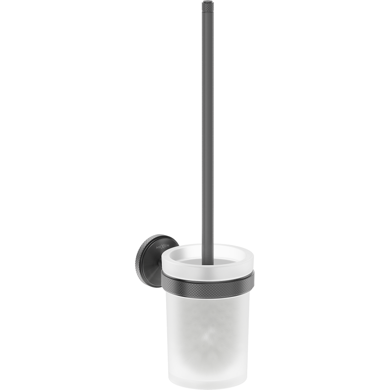Mexen Gravo perie de toaletă, gun grey periat - 70A93071-66