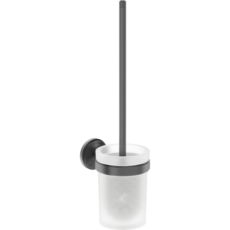 Mexen Gravo perie de toaletă, gun grey periat - 70A93071-66