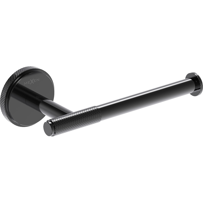 Mexen Gravo suport pentru hârtie igienică, crom negru - 70A93025-73