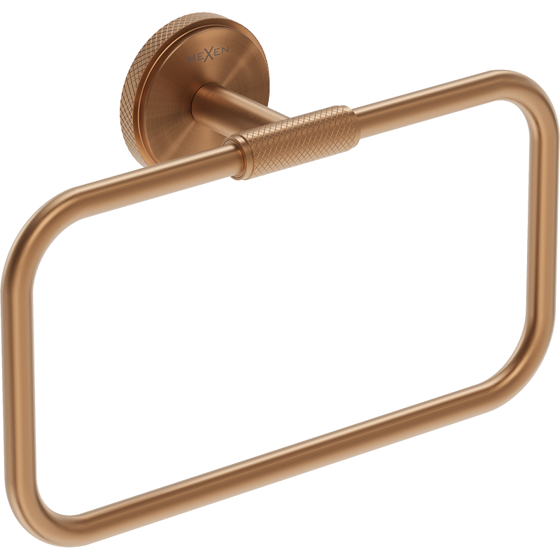 Mexen Gravo törölközőtartó, kefe réz - 70A93031-65