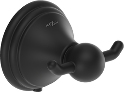 Mexen Lusso cârlig dublu pentru prosoape, negru - 70A16812-70