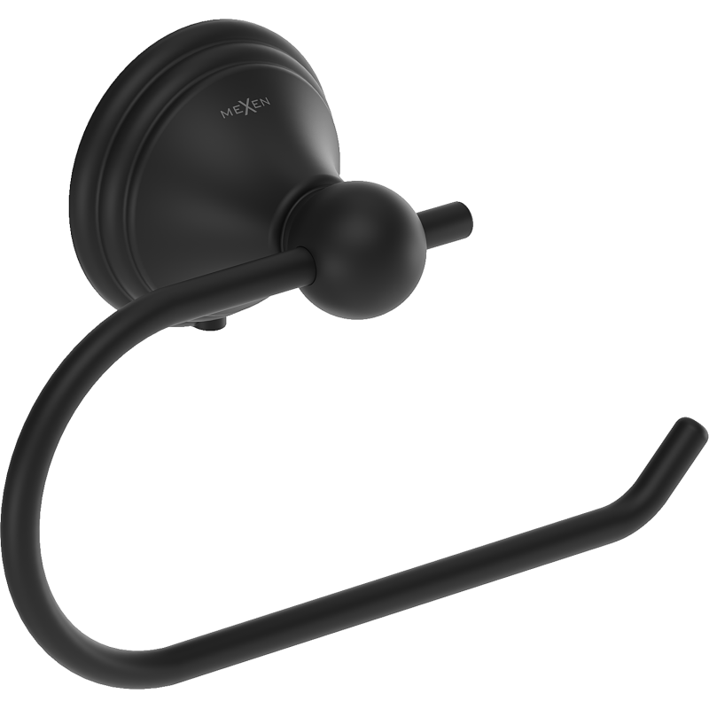 Mexen Lusso WC-papír tartó, fekete - 70A16823-70