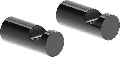 Mexen Loop törölköző kampó (2 db), fekete króm - 70A71010-73