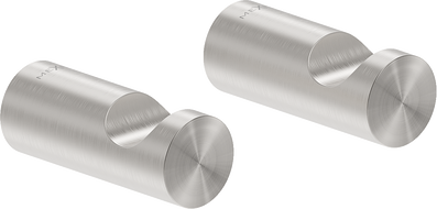 Mexen Loop törülközőhorog (2 db), kefélt nikkel - 70A71010-97