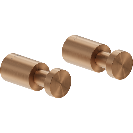 Mexen Loop törölköző akasztó (2 db), csiszolt réz - 70A71011-65