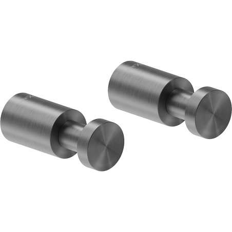 Mexen Loop törölköző akasztó (2 db), gun gray kefe finish - 70A71011-66