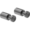 Mexen Loop törölköző akasztó (2 db), gun gray kefe finish - 70A71011-66