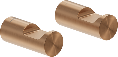 Mexen Loop törölköző kampó (2 db), csiszolt réz - 70A71012-65