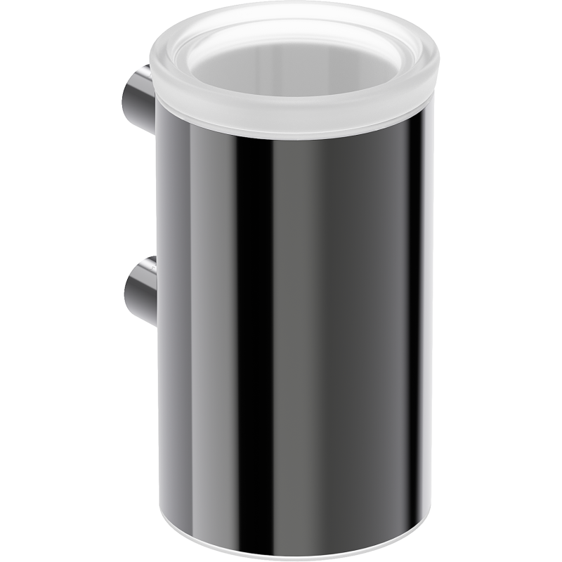 Mexen Loop suport pentru periuțe de dinți, crom negru - 70A71051-73