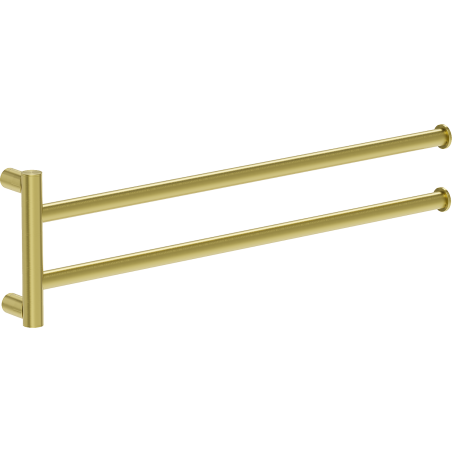 Mexen Loop suport dublu rotativ pentru prosoape, auriu periat - 70A71049-55