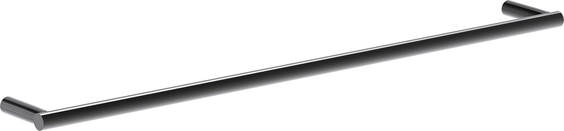 Mexen Loop törölközőtartó, fekete króm - 70A71045-73