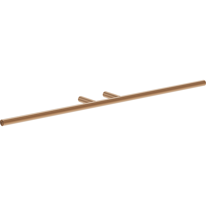 Mexen Loop törölközőtartó, kefélt réz - 70A71046-65