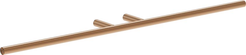 Mexen Loop törölközőtartó, kefélt réz - 70A71046-65