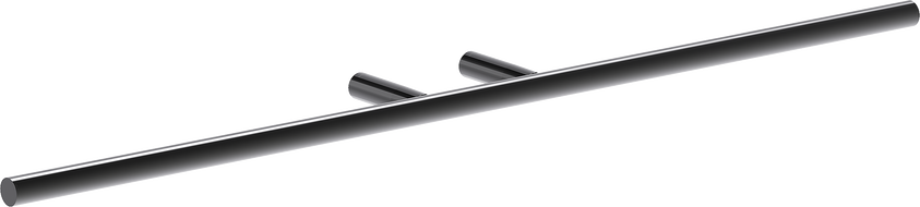 Mexen Loop törölközőtartó, fekete króm - 70A71046-73