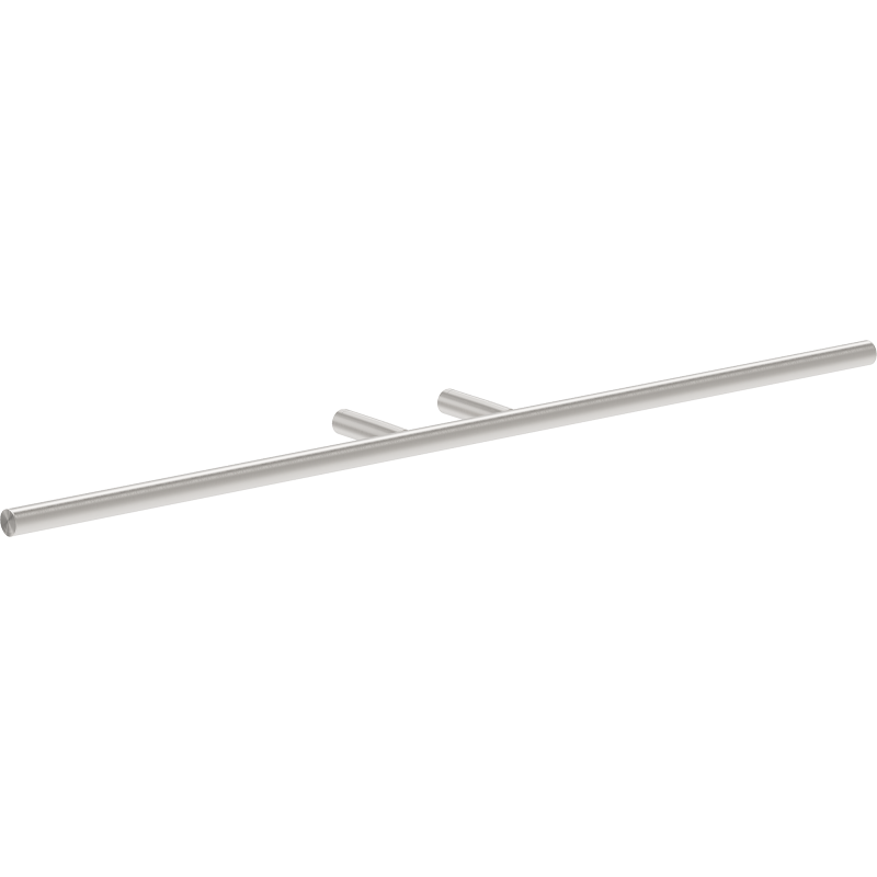 Mexen Loop törölközőtartó, szálcsiszolt nikkel - 70A71046-97