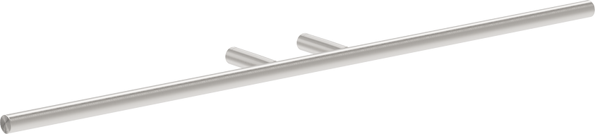 Mexen Loop törölközőtartó, szálcsiszolt nikkel - 70A71046-97