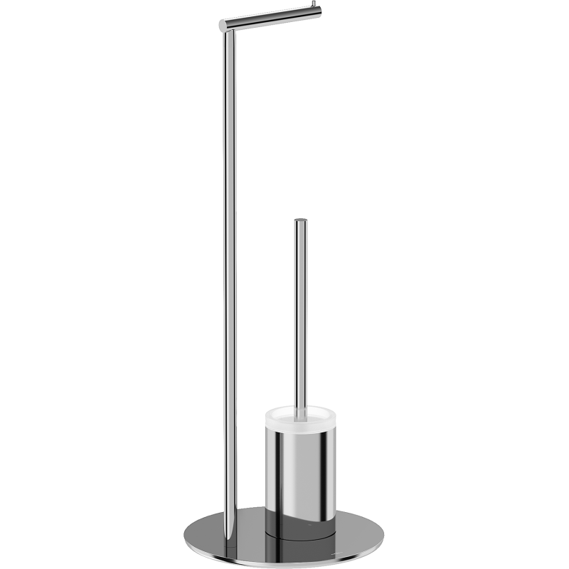 Mexen Loop álló WC-kefe papírtartóval, króm - 70A71095-00