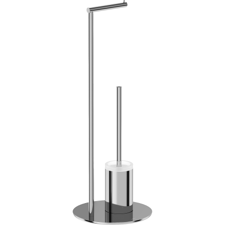 Mexen Loop álló WC-kefe papírtartóval, króm - 70A71095-00