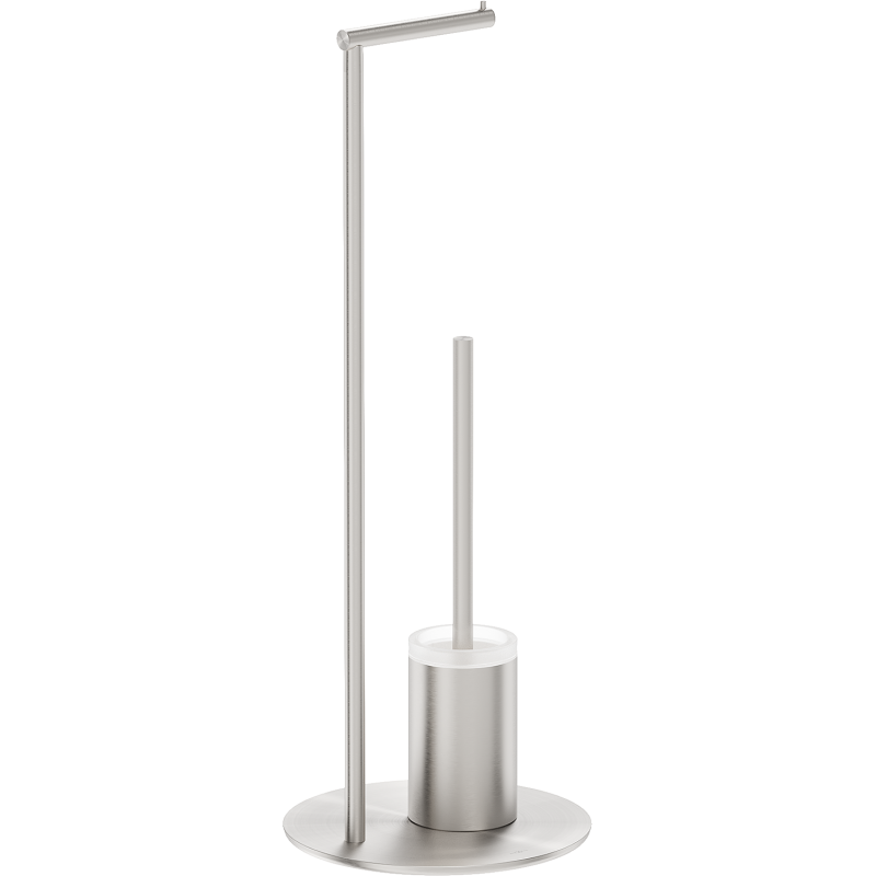 Mexen Loop szabadon álló WC-kefe papírtartóval, matt nikkel - 70A71095-97