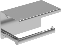 Mexen Loop WC-papírtartó polccal, króm - 70A71022-00