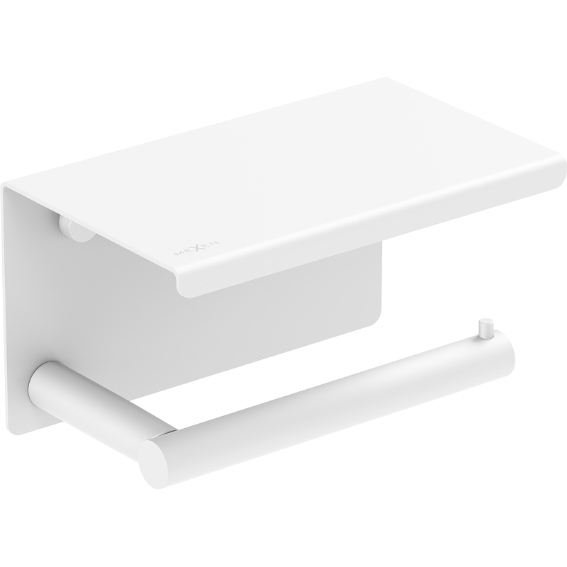 Mexen Loop suport pentru hârtie igienică cu raft, alb - 70A71022-20