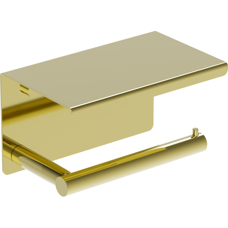 Mexen Loop suport de hârtie igienică cu raft, auriu - 70A71022-50