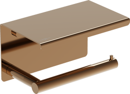 Mexen Loop toalettpapír tartó polccal, rózsaarany - 70A71022-60