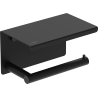 Mexen Loop suport pentru hârtie igienică cu raft, negru - 70A71022-70
