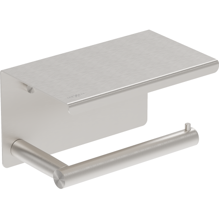Mexen Loop suport pentru hârtie igienică cu raft, nichel periat - 70A71022-97