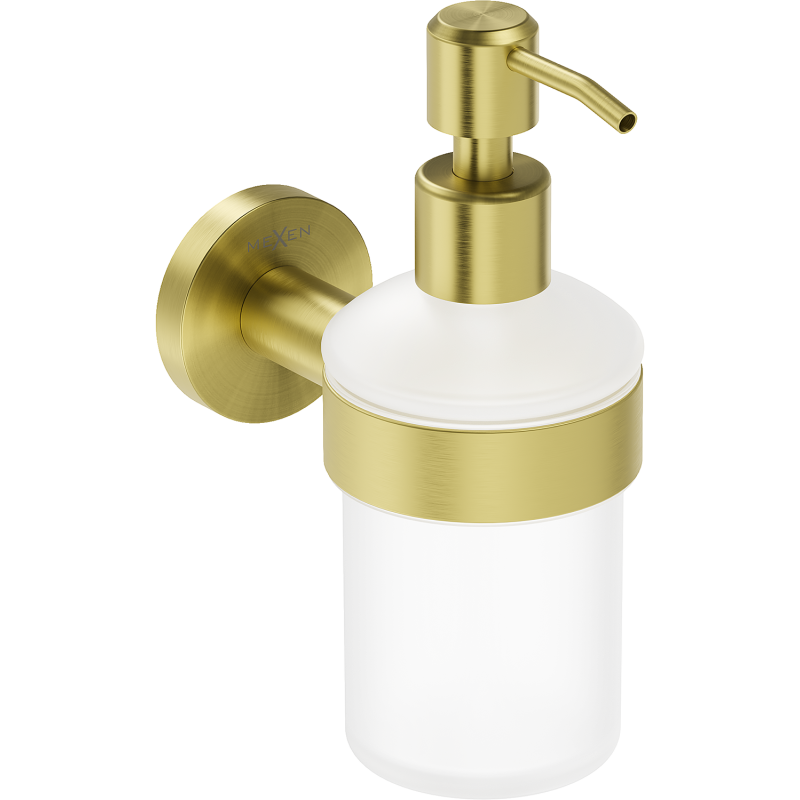 Mexen Ovio dispenser de săpun, auriu periat - 70A19558-55