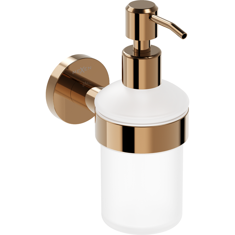 Mexen Ovio dispenser de săpun, aur roz - 70A19558-60