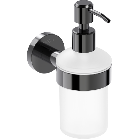 Mexen Ovio szappanadagoló, fekete króm - 70A19558-73