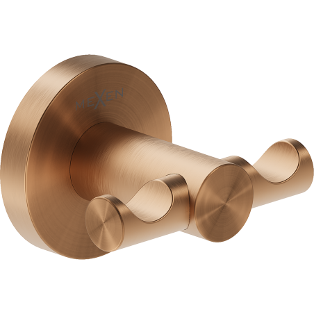 Mexen Ovio cârlig dublu pentru prosop, cupru periat - 70A19512-65