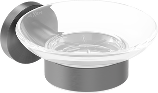 Mexen Ovio szappantartó, gun gray szálcsiszolt - 70A19555-66