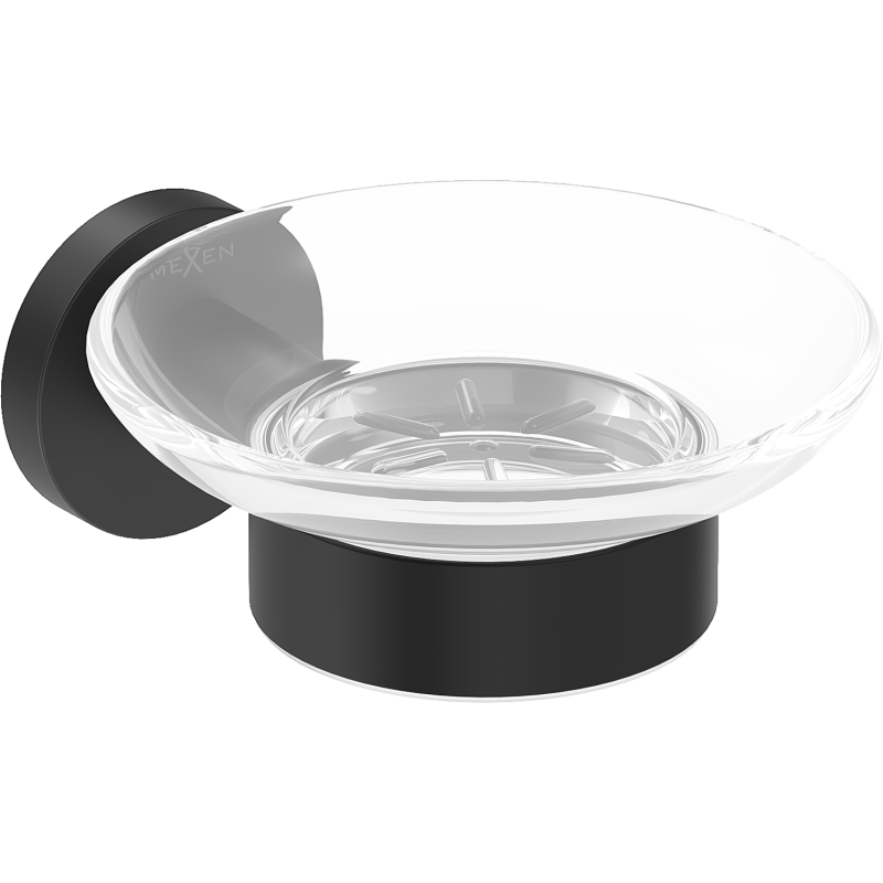 Mexen Ovio săpunieră, negru - 70A19555-70