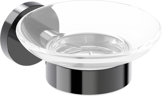 Mexen Ovio szappantartó, fekete króm - 70A19555-73