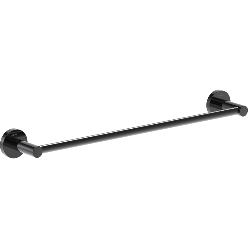 Mexen Ovio törölközőtartó, fekete króm - 70A19543-73