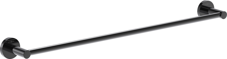 Mexen Ovio törölközőtartó, fekete króm - 70A19545-73