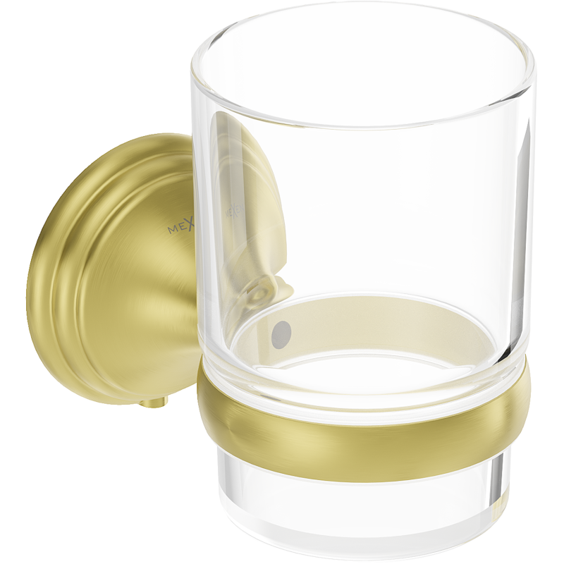 Mexen Lusso fogkefe tartó, arany kefezett - 70A16851-55