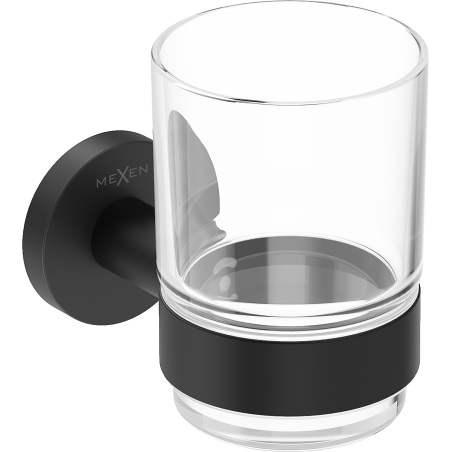 Mexen Ovio fogkefe tartó, fekete - 70A19551-70