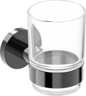 Mexen Ovio fogkefetartó, fekete króm - 70A19551-73