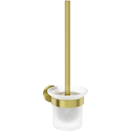 Mexen Ovio perie de toaletă, aurie periată - 70A19571-55