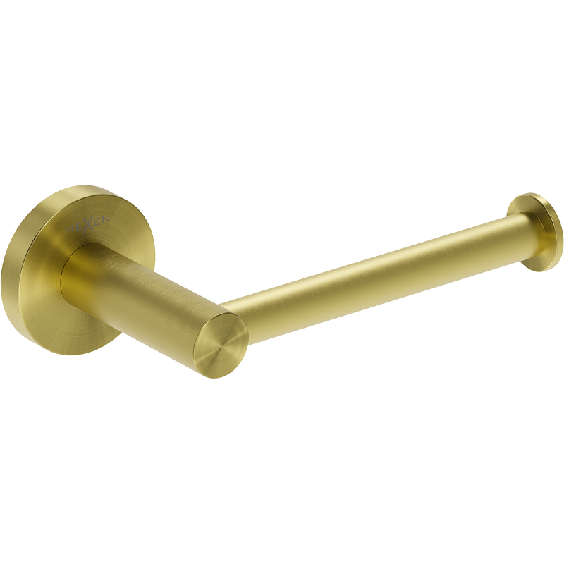 Mexen Ovio WC-papír tartó, arany kefélt - 70A19525-55