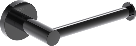 Mexen Ovio WC-papír tartó, fekete króm - 70A19525-73